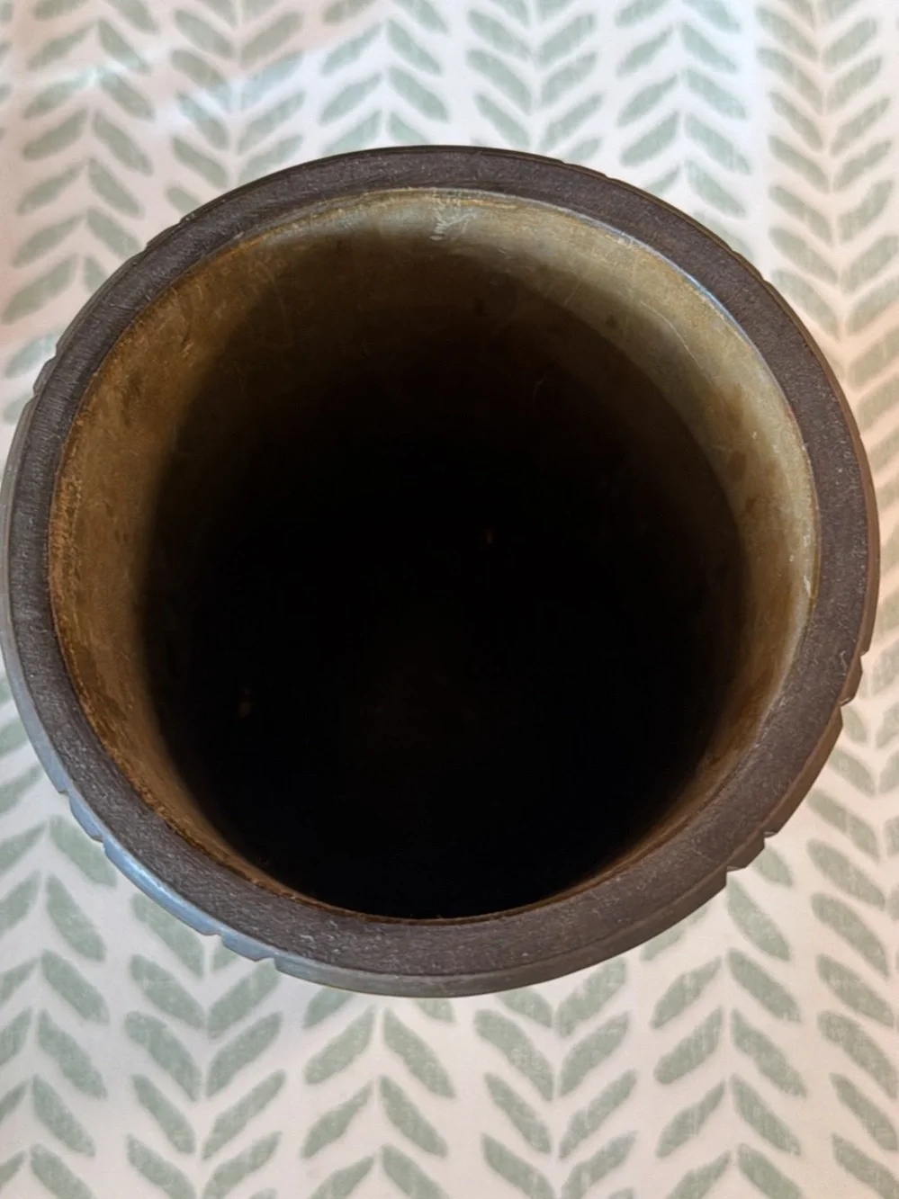 Hand-Carved vintage Russian Wooden Utensil Holder